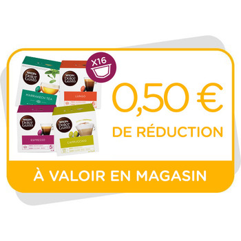 Bon de réduction de 0,50€ à valoir en magasin