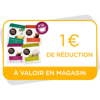 Bon de réduction de 1€ à valoir en magasin