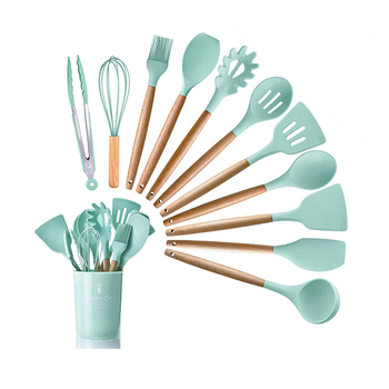 DOPGL Utensili da cucina in silicone − Set da 11